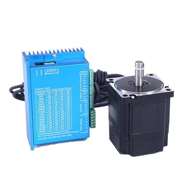 Stepper Motor Cnc Kit 6A 4N.m 8.7N.m 12.5N.m High Torque Nema 34 Closed-Loop Stepper Motor with Drive Controller
