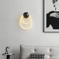 Appliques murales en silicone souple à LED 16W, nouveau design pour la maison, le restaurant et la chambre