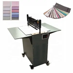Machine de découpe automatique de tissus zigzag, modèle d'échantillon, tissu textile, couteau droit, table