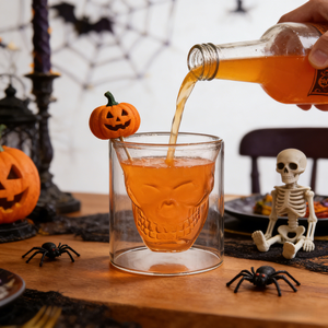 แก้วค็อก<span class=keywords><strong>เท</strong></span>ลแก้วใสทรงหัวกระโหลกคู่ทันสมัย อุปกรณ์เสริมบาร์สุดสร้างสรรค์สำหรับงานปาร์ตี้ธีมเอเลี่ยนโจรสลัด ขายส่ง - Product Image 3