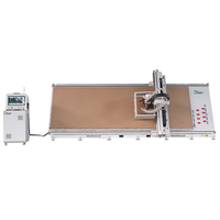 Routeur CNC vertical 3 axes ANBEN V-1650 SYNTEC 9KW avec PLC et servomoteur à roulement pour la découpe de panneaux alvéolaires ACP
