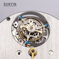 Herstellerangepasstes Miyota 8215 Hochpräzises Automatisches Mechanisches Komplikations-Tourbillon-Uhrwerk 28800 Vph Gangreserve