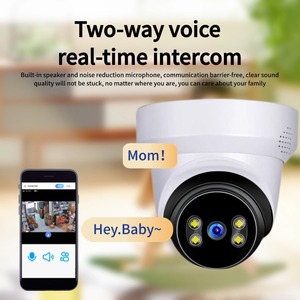 <strong>Camara</strong> De Seguridad V380 Pro PTZ 10X Zoom 5MP Wireless WiFi IP Smart Home Turret Camera Indoor Surveillance CCTV Security Camera - Product Image 2