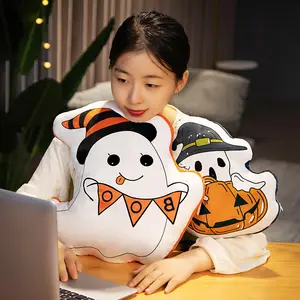 Stuffed animal toys Factory Price Halloween Doll Ghost Pillow Stuffed Plush Toy 35CM Animal Halloween Gift Plush Pillow Toys