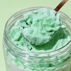 Exfoliante Corporal Natural Batido de 250ml con Menta y Lima, Jabón Exfoliante con Manteca de Karité y Aceite de Jojoba, Marca Privada OEM - Product Image 3