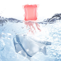 Perles de lessive personnalisées parfumées à la rose 72 heures parfum longue durée dosettes de détergent à lessive décontamination vente en gros