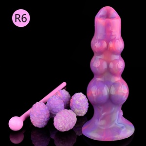Juguetes Sexuales Coloridos con Forma de Lobo para Hombres, Productos para Adultos, Limpiador de Partes Íntimas, Luminoso, para Masturbación - Product Image 5