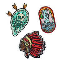 Écusson personnalisé pour l'extérieur, presse à chaud en vrac, logo 3D personnalisé Applique Badges Brodé Écusson de broderie à coudre à repasser pour vêtements