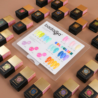 Vernis à ongles en gel Badaga Candy Tone Creamy Pastel, vente en gros OEM, universel pour salon, UV LED, gel soak-off, ensemble de vernis à ongles en gel brillant pour manucure