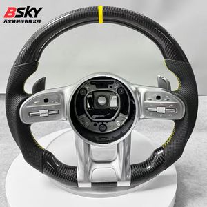 Volant sport en fibre de carbone personnalisé avec revêtement en cuir (pour <span class=keywords><strong>Mercedes</strong></span>-Benz Classe S E 260 L/E 300 L/S <span class=keywords><strong>320</strong></span>/S 350 L) |   Modèle 809 - Product Image 1
