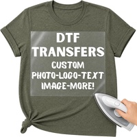 Étiquettes d'impression par transfert thermique DTF personnalisées en gros pour t-shirts