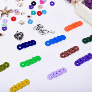 ลูกปัดดินโพลิเมอร์นุ่ม24สีลูกปัดดินทรงกลมแบนลูกปัดดินเหนียวทำมือสำหรับเด็ก - Product Image 5