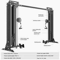 Nouvelle conception de machine de musculation à câbles croisés pour salle de sport commerciale avec entraîneur multifonctionnel réglable pour un entraînement complet du corps