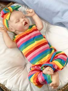 Poupée Reborn Berenguer Vinil Envio Free Rosalie Pratino, la moins chère, cadeau pour bébé, <span class=keywords><strong>pleure</strong></span>, <span class=keywords><strong>fait</strong></span> <span class=keywords><strong>pipi</strong></span>, Bordo, douce, poupée reborn - Product Image 6