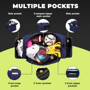 Échantillon gratuit, logo personnalisé, équipement de hockey sur glace, accessoire sublimé, sac de transport rembourré pour gardien de but, sac de hockey sur glace de terrain - Product Image 4