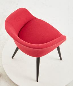 เก้าอี้สำนักงานหุ้มผ้าคุณภาพสูงสไตล์นอร์ดิก เก้าอี้พักผ่อนสำหรับโรงแรม เก้าอี้รับรองแขกสำหรับธนาคาร คาเฟ่ เก้าอี้รับประทานอาหารพร้อม<span class=keywords><strong>ขา</strong></span>โลหะ - Product Image 5