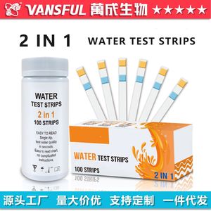 Tiras Reactivas para Análisis de Agua Wancheng Biotechnology, 100 Unidades, para Medir pH y Cloro Libre en Piscinas, Spas y Acuarios - Product Image 4