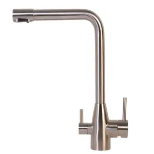 Robinet de cuisine à trois voies eau chaude, froide et purifiante pour système d'osmose inverse - Product Image 1