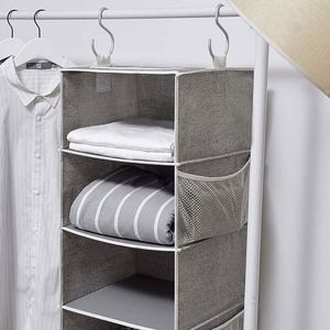 Organisateur de placard suspendu pliable sur mesure, 6 couches, en tissu non tissé - Product Image 5