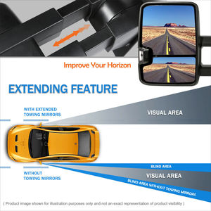 2014-2018 Chevy Silverado GMC Sierra 1500 2500hd 3500hd, LED ống đèn Báo Rẽ Xe Cửa gương kéo gương - Product Image 5