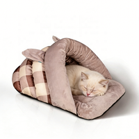 Luxuriöses Modernes Weiches Plüsch-Katzennest mit Reisedesign für Thermischen Komfort im Winter