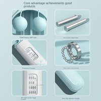 Macyo Corde à sauter électronique intelligente double usage avec compteur de poids, poignée réglable, sans fil, en PVC écologique, pour la maison et la salle de sport