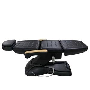 Black Modern Electric 3/4 Motors Facial Physiotherapy Massage Bed SPA Tattoo Salon Beauty <b>Table</b> for Aesthetics - Product Image 3