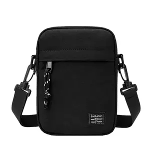 Toptan çanta erkekler için küçük-Premium BSCI fabrika OEM sırt çantası cep telefonu mini omuz küçük Crossbody çanta erkekler için