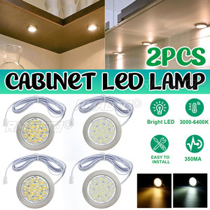 2PCS 12V Lumières LED intérieures pour voiture, lampes de lecture pour caravane, camping-car, fourgon, camping-car, lampes de placard - Product Image 1