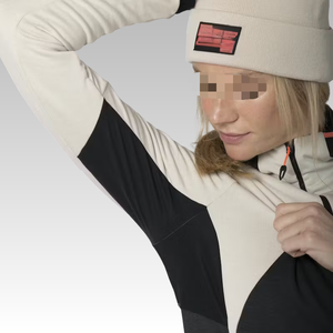 Veste thermique à capuche en laine pour femme, polyvalente, idéale pour les journées fraîches en montagne ou en vallée - Product Image 5