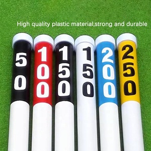 Venta caliente Driving Range Equipment Marcadores <span class=keywords><strong>de</strong></span> distancia cuadrados <span class=keywords><strong>de</strong></span> plástico Golf Fairway Yardage Golf Course Yardage Marker con números - Product Image 2