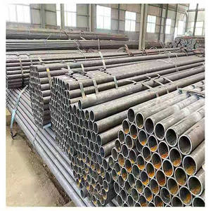 Tubería de acero sin costura AISI estándar para petróleo y gas Astm A106 Gr.B 3pe Revestimiento 12m de longitud con servicio de soldadura Din 30670 Din 3068 - Product Image 4