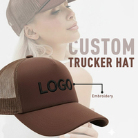 Gorra de Camionero Personalizada de Alta Calidad, 5 Paneles, Malla, Terciopelo, Lona, Bordado 3D, Unisex, para Exteriores, con Diseño de Imagen