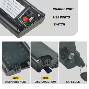 Batería de Repuesto Plegable de 24V <span class=keywords><strong>36V</strong></span> para <span class=keywords><strong>Bicicleta</strong></span> Eléctrica JOLT Vitesse Stream Apollo Smart 1S - Product Image 3