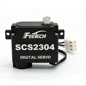 Servo SCS 2304 Ukuran Mikro 6V 3kg.cm Casing Aluminium Gear Baja Coreless Serial Bus untuk Sambungan Robot, Pendidikan STEM, Proyek <span class=keywords><strong>Maker</strong></span> - Product Image 1