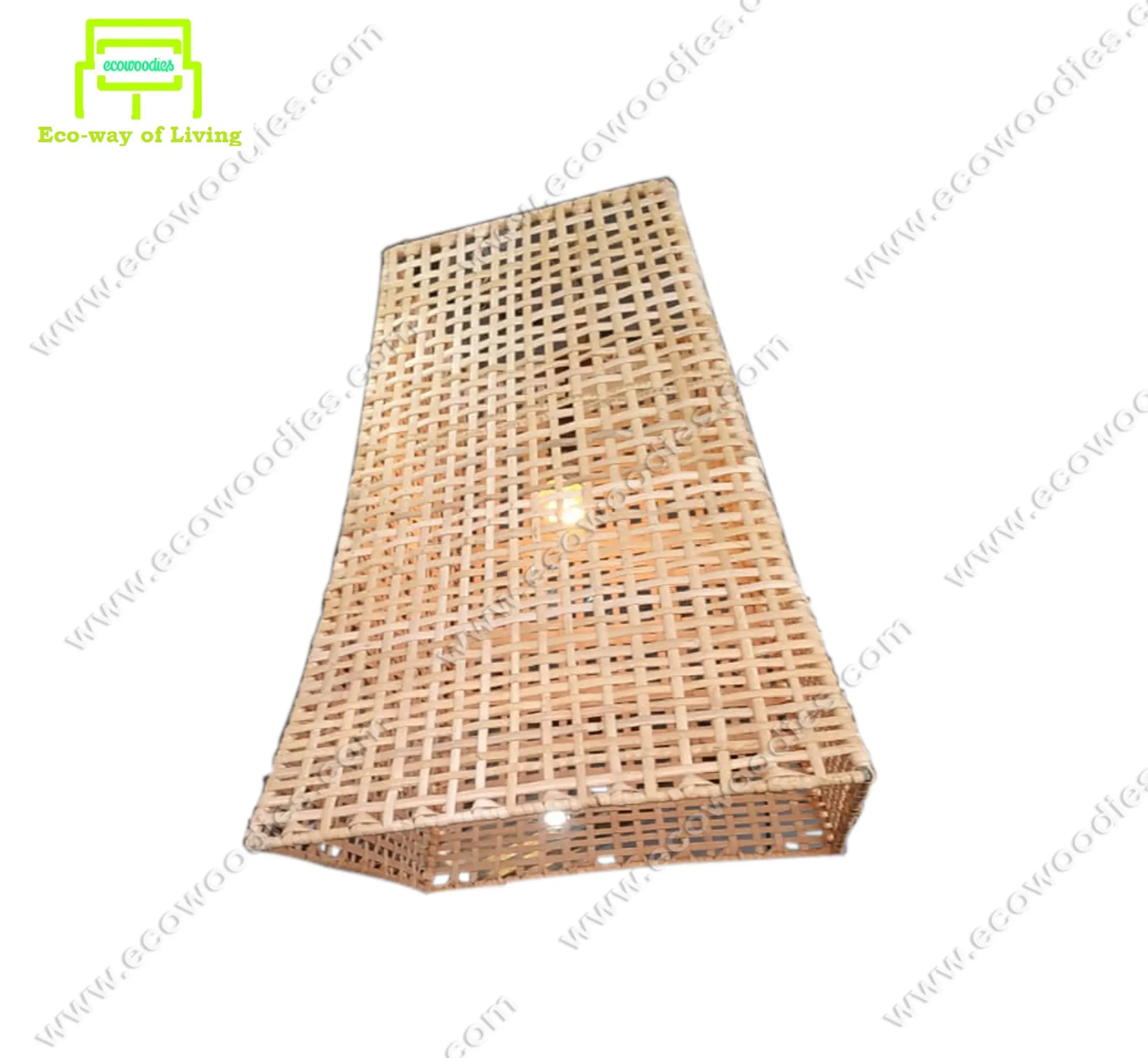 Abat-jour en bambou en herbe de raphia de ferme, lampes de plafond et lustre en bambou pour la lampe suspendue de salon