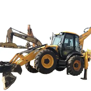 Pemuat Backhoe JCB 4CX 3CX Asli Digunakan Dalam Kondisi Baik