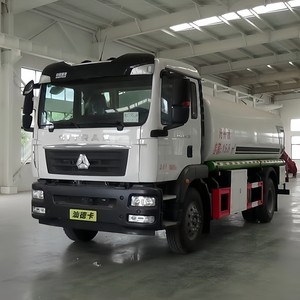 รถบรรทุกน้ำมันดีเซล HOWO 4x2 ขนาด 15000 ลิตร พร้อมปั๊มสำหรับเติมน้ำมันดีเซลและเบนซิน - Product Image 5