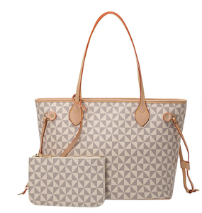 Sac à bandoulière avec poignée supérieure, portefeuille de créateur pour femme, sac à bandoulière avec petit portefeuille, ensemble de 2 sacs fourre-tout - Product Image 3