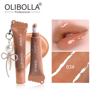 MLM custom Liquid Peptide <b>Lip</b> Gloss Non-Stick Cup Hydrating Long Lasting Shiny Natural Color Cruelty Free <b>Lip</b> Makeup Mirror <b>lips</b> - Product Image 3