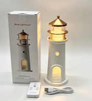 Lampe de nuit LED à projection de lune, design moderne, rechargeable par USB avec télécommande et batterie pour chambre à coucher