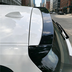 Parti Auto in ABS, Spoiler Posteriore per Tetto e Bagagliaio per <span class=keywords><strong>BMW</strong></span> <span class=keywords><strong>Serie</strong></span> <span class=keywords><strong>1</strong></span> E81 <span class=keywords><strong>E87</strong></span> M Sport 2005-2011, Effetto Carbonio - Product Image 5