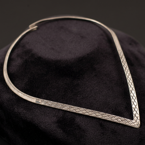 Awesome Handmade Traditional Plain <b>Silver</b> Chokar Fashionable Necklaces <b>Chokers</b> - Product Image 1