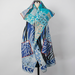 Proveedores dorados chaquetas Kantha largas Vintage - Product Image 1