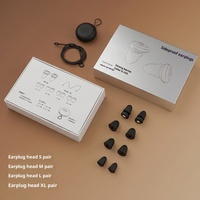 Bouchons d'oreilles anti-bruit Olyga-EP112, nouveaux bouchons d'oreilles réutilisables, protection auditive, bouchons d'oreilles en silicone, bouchons d'oreilles pour dormir
