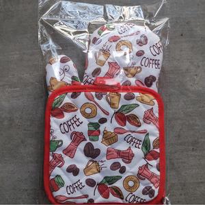 Gants pour four extra-longs, de cuisine japonaise, design personnalisé, résistants à la chaleur, avec doublure rembourrée, vente en gros, - Product Image 6