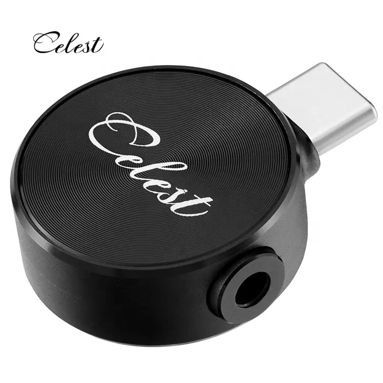 Kinera Celest OEM USB 유형 C에 3.5mm 헤드폰 오디오 잭 커넥터 어댑터 범용 남성 USB C Aux 잭 오디오 어댑터