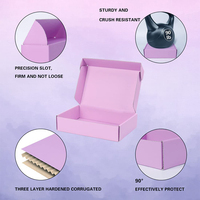 Boîte de papier de rangement kraft blanche personnalisée à fermeture éclair pour vêtements chaussures chaussettes avec revêtement UV type de doublure éponge de gaufrage laminage mat