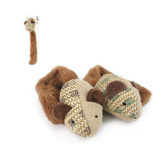 Ratón de lino con cola de campana de 30*6CM, juguete interactivo y de movimiento para mascotas, para juego interactivo - Product Image 5