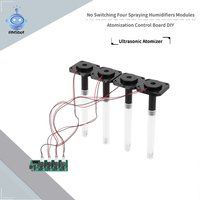 RNSbot DC5V sans interrupteur module d'humidificateur à quatre jets carte de commande d'atomisation bricolage atomiseur à ultrasons interface TYPE-C